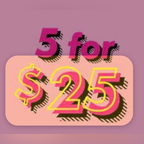 5 for $25 Deal Sign - Picture 1 of 1